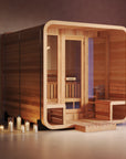 Cube Sauna - FamilyCube with porch, 6 Person