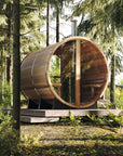 Barrel Sauna - PanoramaView with Porch, 6 Person