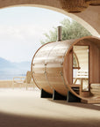 Barrel Sauna - PanoramaView with Porch, 6 Person