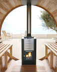 Barrel Sauna - PanoramaView with Porch, 6 Person