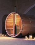 Barrel Sauna - PanoramaView with Porch, 6 Person