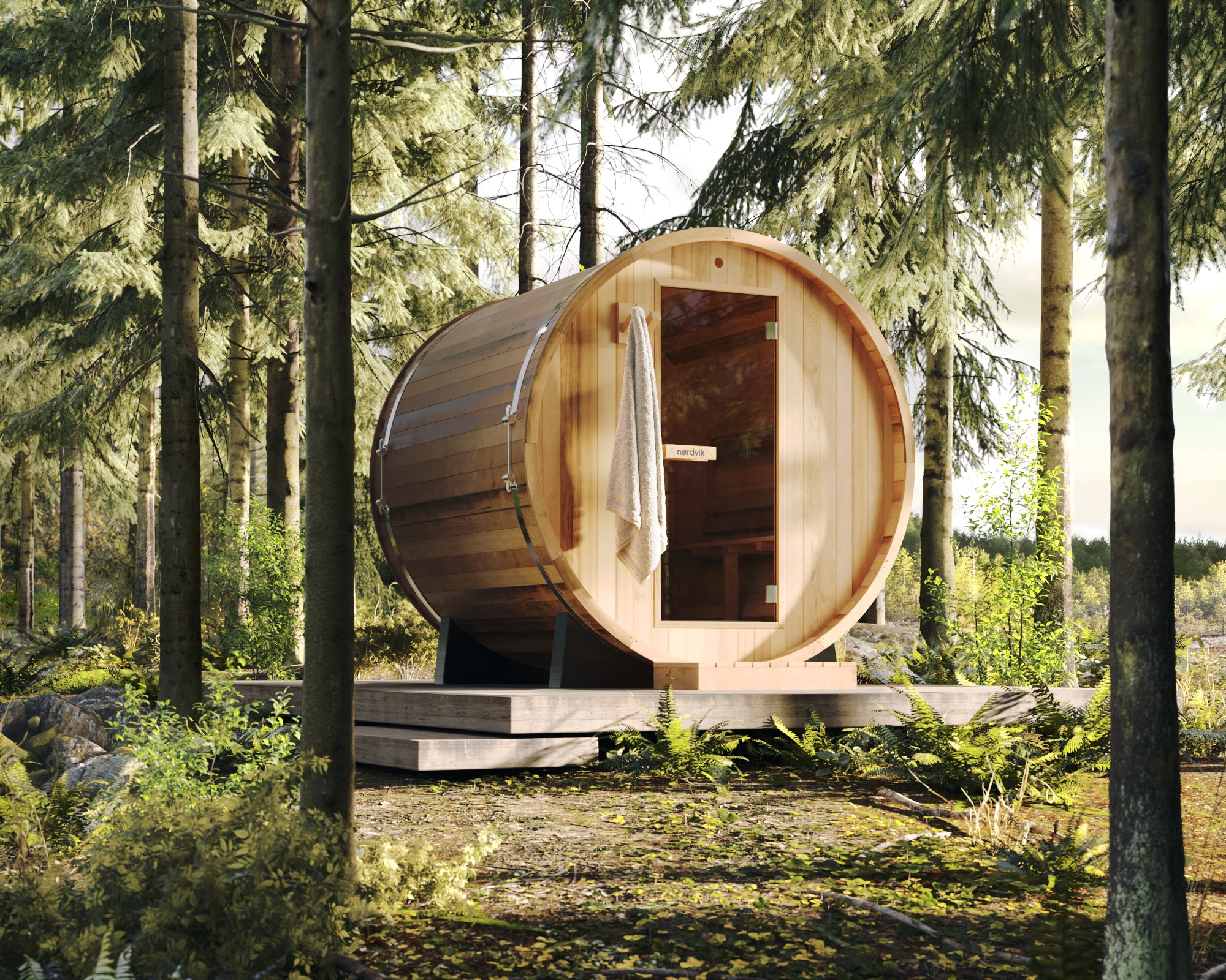 Barrel Sauna - ClassicRound, 6 Person