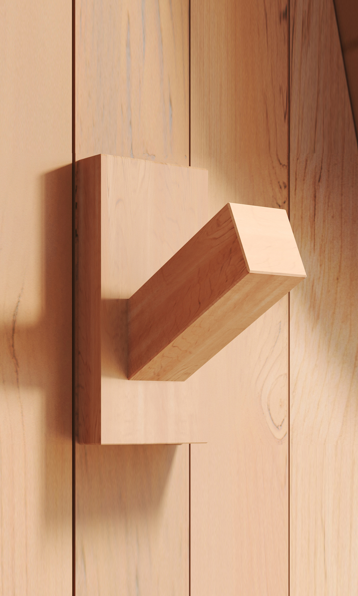 Wooden Towel Holder